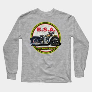 1931 500 S32 SLOPER MOTORCYCLE Long Sleeve T-Shirt